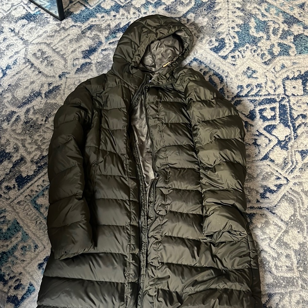 North Face Women Green Mid Length Jacket | Size L